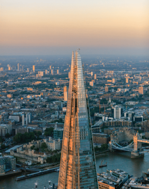 The Shard's spire