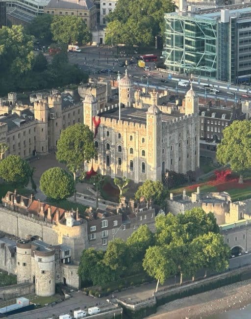 View of the Tower of London